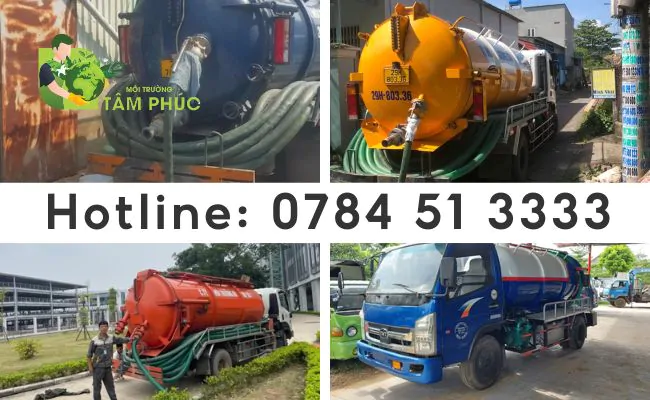 hút bể phốt tại Thái Bình