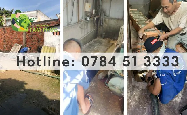 hút bể phốt tại Thái Bình