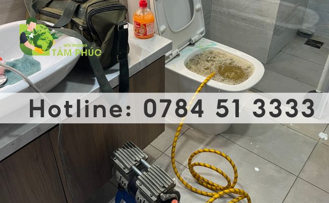 thông bồn cầu nghẹt tại Bình Dương
