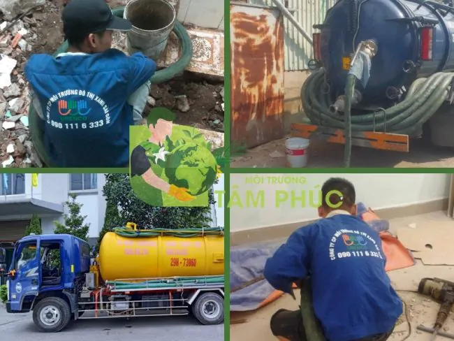 hút bể phốt tại thái nguyên