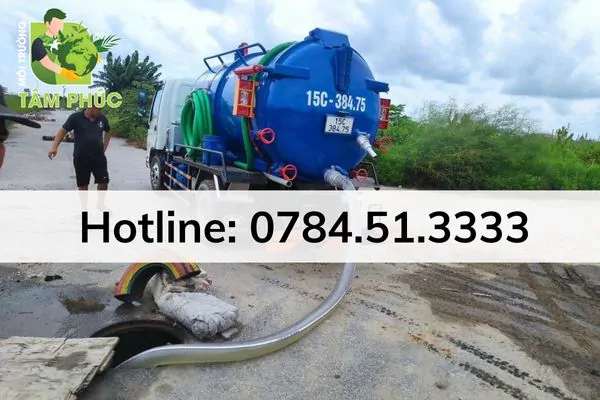 hút bể phốt tại Vĩnh Phúc