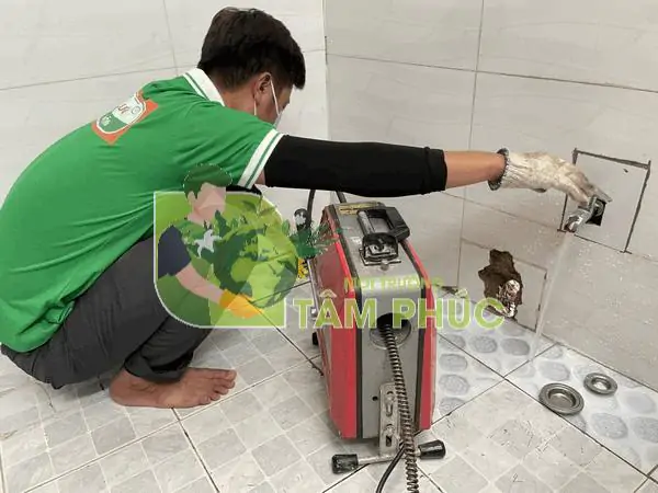 Thông tắc cống tại Bắc Giang