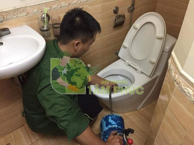 dịch vụ thông bồn cầu nghẹt tại Bà Rịa - Vũng Tàu của Môi Trường Tâm Phúc