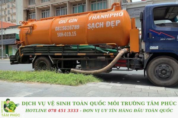 Môi Trường Tâm Phúc được xem là đơn vị thông cống nghẹt tại Bình Phước