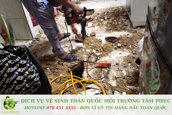 Quy trình 6 bước chuẩn hóa thông cống nghẹt tại Bình Phước từ Môi Trường Tâm Phúc