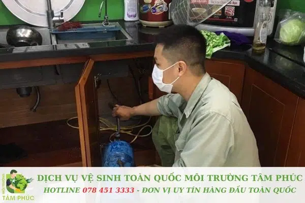 Phương pháp thông cống nghẹt hiện đại của Môi Trường Tâm Phúc
