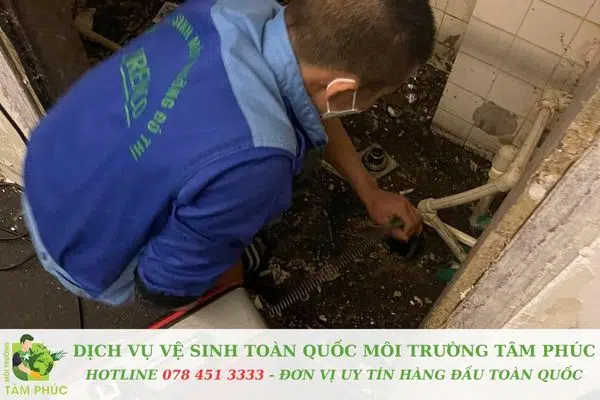 Cam kết an toàn trong dịch vụ thông cống nghẹt của Môi Trường Tâm Phúc