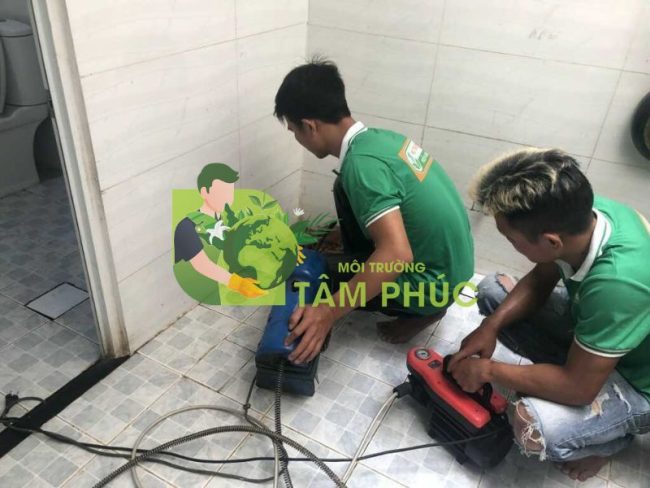 thông tắc cống tại Hòa Bình