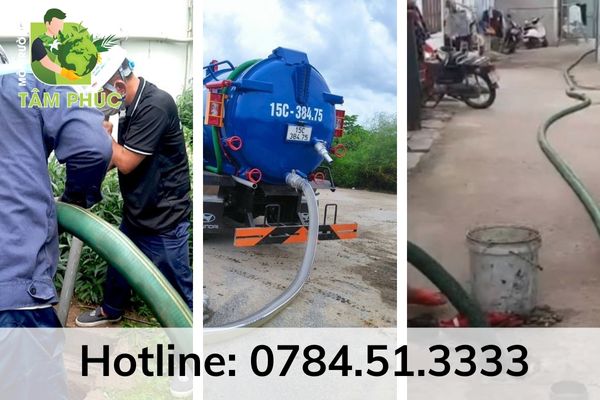 Hút hầm cầu tại Thủ Dầu Một bằng xe chuyên dụng