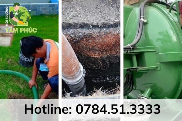 Kỹ thuật viên chuyên nghiệp hút hầm cầu tại Thủ Dầu Một