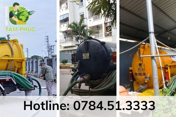 Xe hút hầm cầu tại Thủ Dầu Một