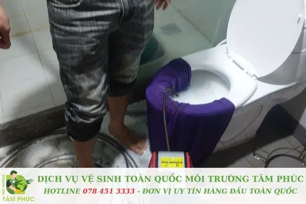 Quy trình thông bồn cầu chuyên nghiệp tại An Giang