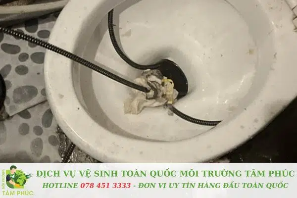 Cam kết của cơ sở Môi Trường Tâm Phúc khi phục vụ thông bồn cầu nghẹt