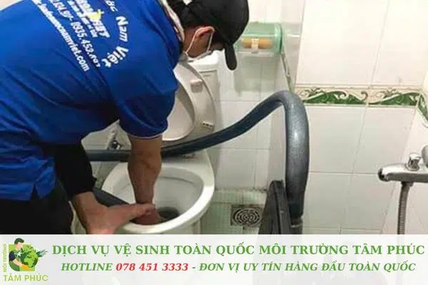 Cam kết từ Môi Trường Tâm Phúc về dịch vụ thông bồn cầu nghẹt