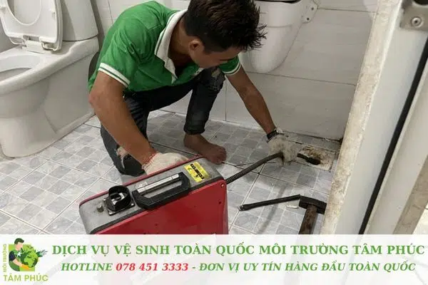 Dịch vụ thông cống nghẹt tại Đồng Tháp giá rẻ
