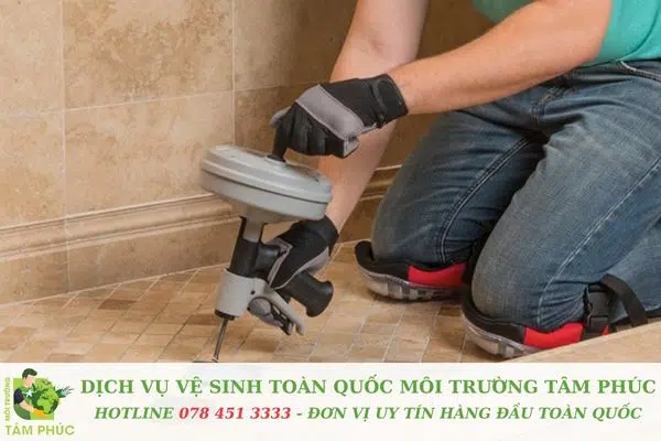 Quy trình xử lý cống nghẹt chuyên nghiệp tại Môi Trường Tâm Phúc