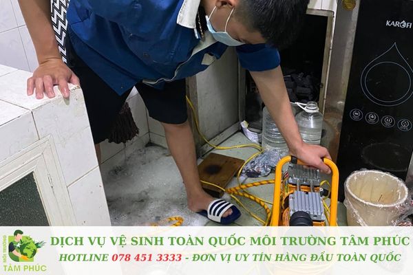 Môi Trường Tâm Phúc thông cống nghẹt tại Tiền Giang