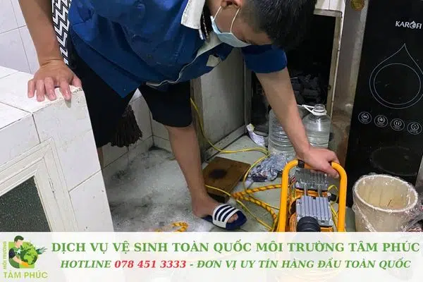 Môi Trường Tâm Phúc thông cống nghẹt tại Tiền Giang