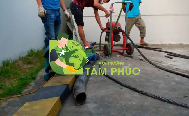 Thông Tắc Cống Tại Ninh Bình Bằng Máy Lò Xo - Triệt Để 100%