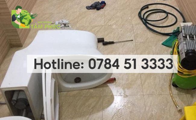 thông bồn cầu nghẹt tại Xuân Lộc