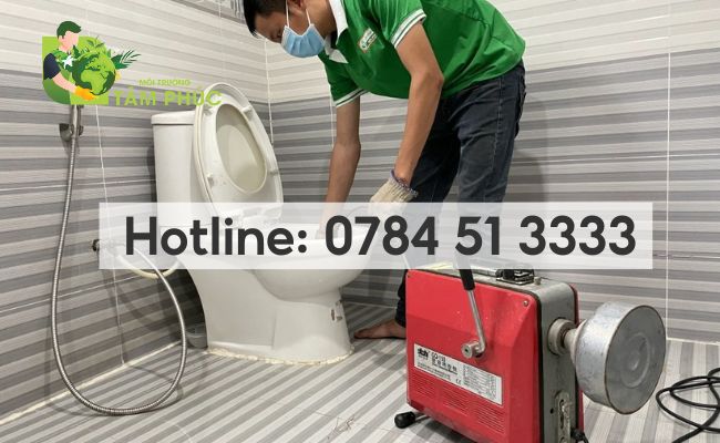 thông bồn cầu nghẹt tại Cẩm Mỹ