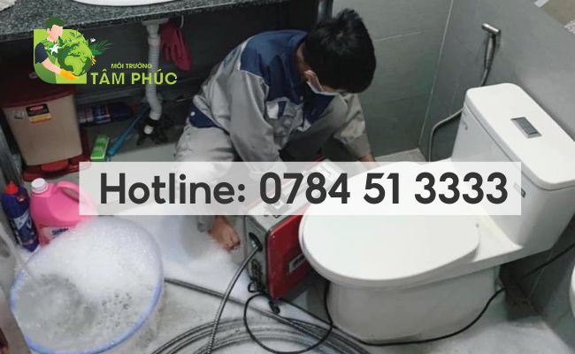 thông bồn cầu nghẹt tại Xuân Lộc