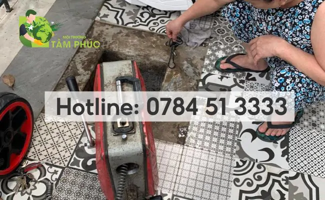 thông cống nghẹt tại Cẩm Mỹ