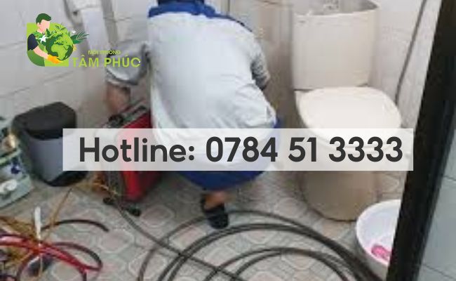 thông bồn cầu nghẹt tại Cẩm Mỹ