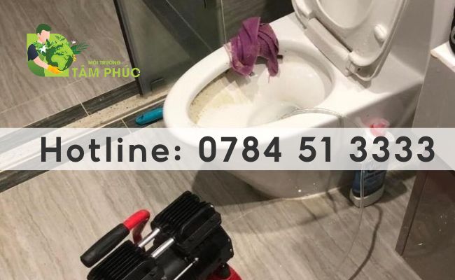 thông bồn cầu nghẹt tại Phong Điền