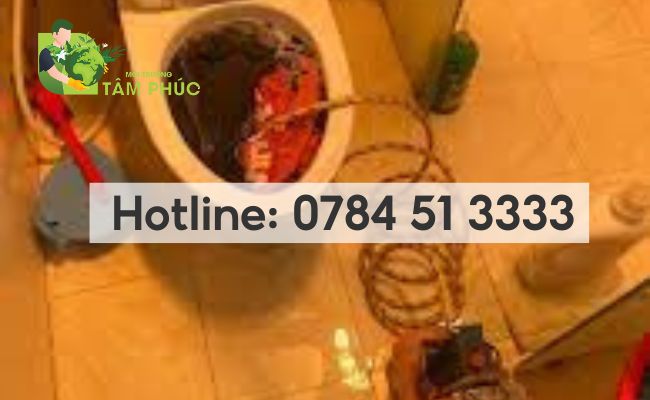 thông bồn cầu nghẹt tại Vĩnh Cửu
