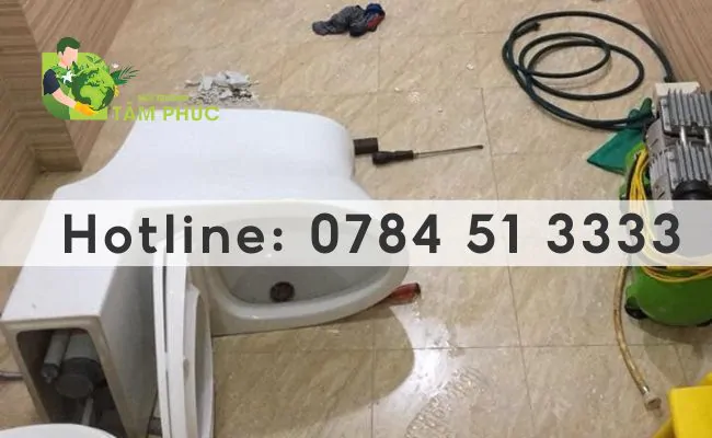 thông bồn cầu nghẹt tại Tân Châu