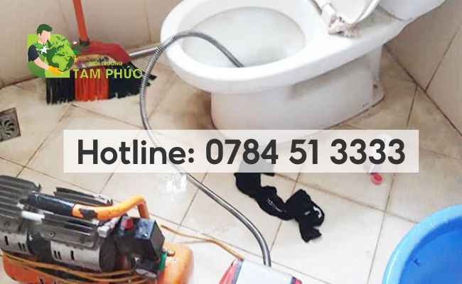 thông bồn cầu nghẹt tại Cẩm Mỹ