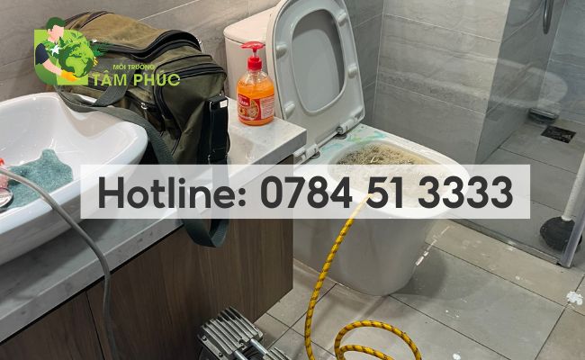 thông bồn cầu nghẹt tại Cẩm Mỹ