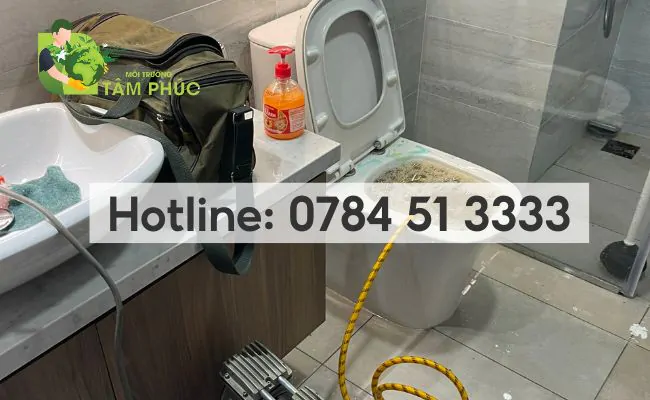 thông bồn cầu nghẹt tại Cẩm Mỹ