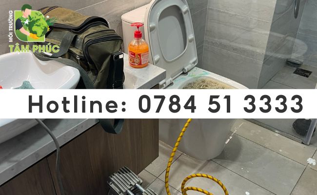 thông bồn cầu nghẹt tại Cái Bè