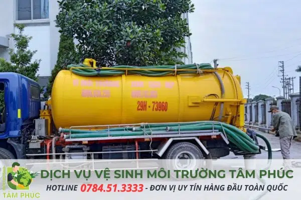 Đơn vị hút bể phốt Hải dương uy tín - Sạch 24H