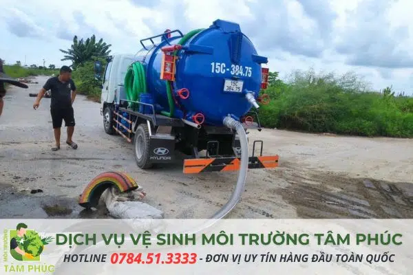 Đơn vị hút hầm cầu Bạc Liêu chuyên nghiệp - Môi trường Tâm Phúc