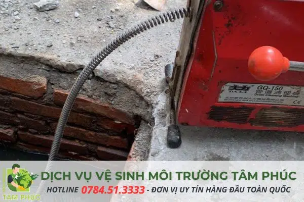 Đơn vị thông cống nghẹt Hậu Giang 