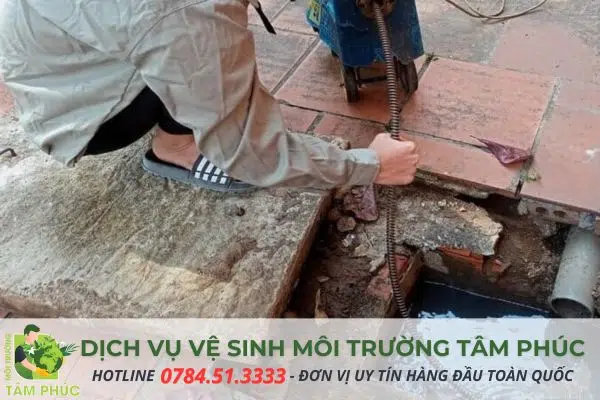 Quy trình thực hiện đơn vị thông tắc cống Hải Dương chuyên nghiệp