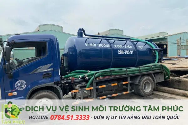 Hút hầm cầu tại Châu Đốc
