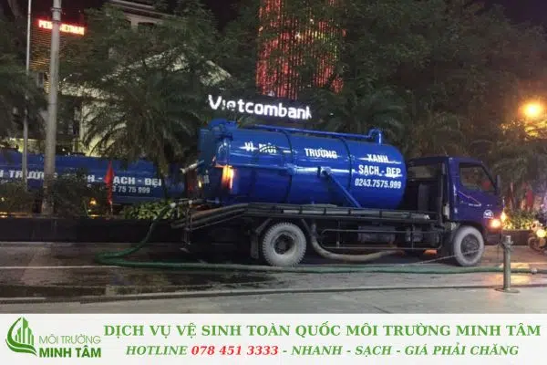 hút hầm cầu tại Hoà Hiệp Bắc