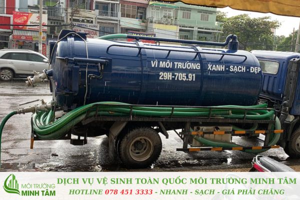 hút hầm cầu tại Hoà Hiệp Bắc