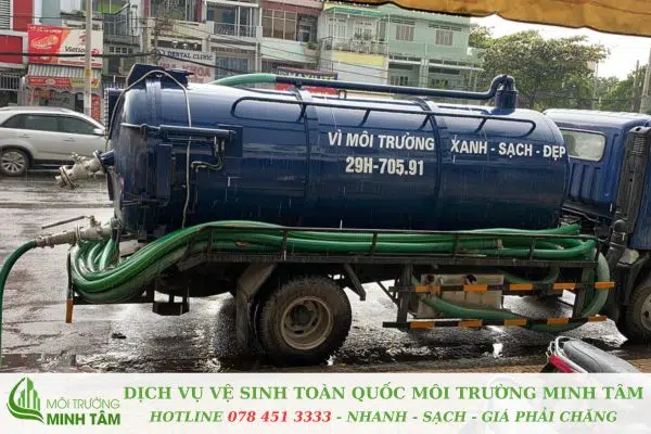 hút hầm cầu tại Hoà Hiệp Bắc