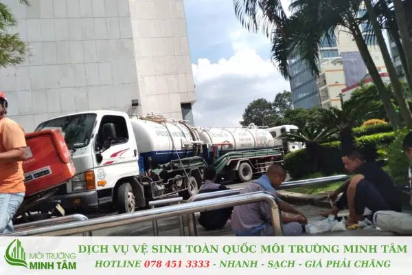 Hút hầm cầu tại Hoà Hiệp Bắc