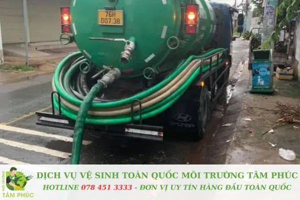 hút hầm cầu tại Hoà khê