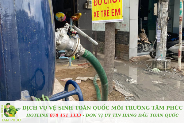 hút hầm cầu tại Khuê Mỹ