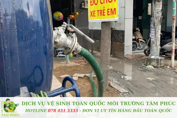 hút hầm cầu tại Khuê Mỹ