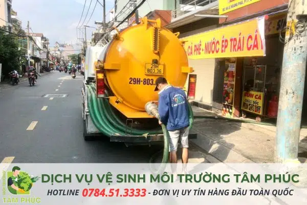 Hút hầm cầu Long Xuyên Tây