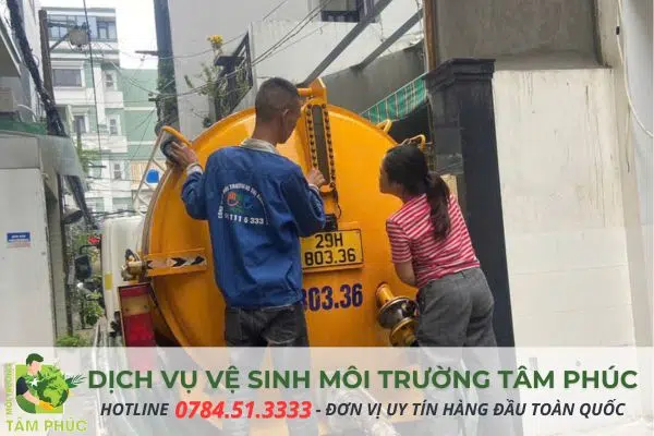 Hút hầm cầu Long Xuyên Tây
