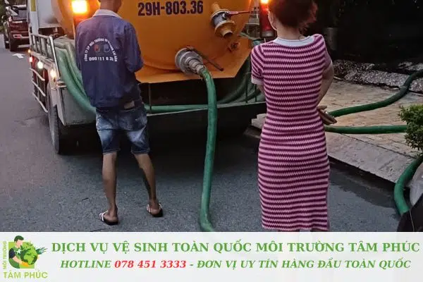 hút hầm cầu tại Nại Hiên Đông